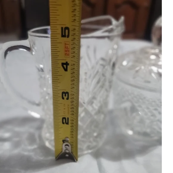 ⏳️Vintage⏳️ ANCHOR HOCKING WEXFORD Creamer & Sugar Set - Picture 6 of 10